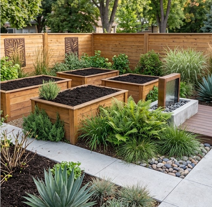 New patio and planting in Lucan after makeover